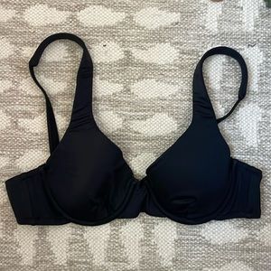 Jcrew black bikini top size 34A